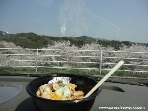 風の郷市場でお花見4