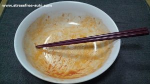 お箸でミートソースパスタを食べてみた2