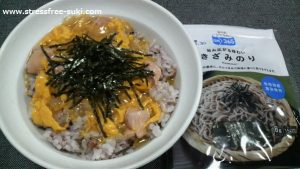 親子丼とコスモスのON365きざみのり