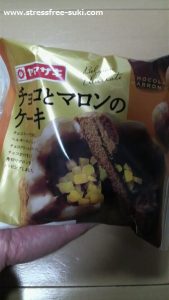 ヤマザキ チョコとマロンのケーキ1